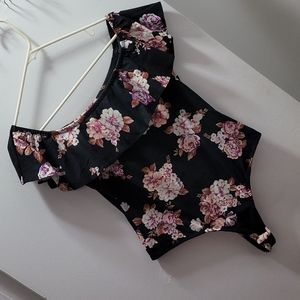 IRIS off shoulder floral bodysuit